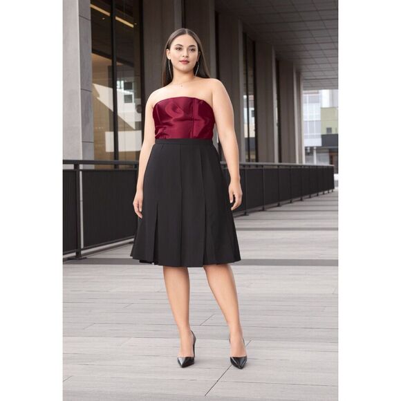 Michaelangelo Burgundy Corset Bustier - Picture 6 of 6